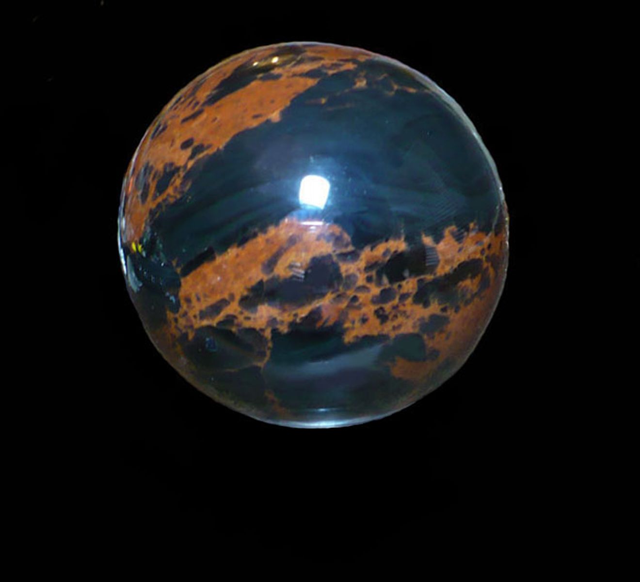 Mahagony Obsidian Sphere
