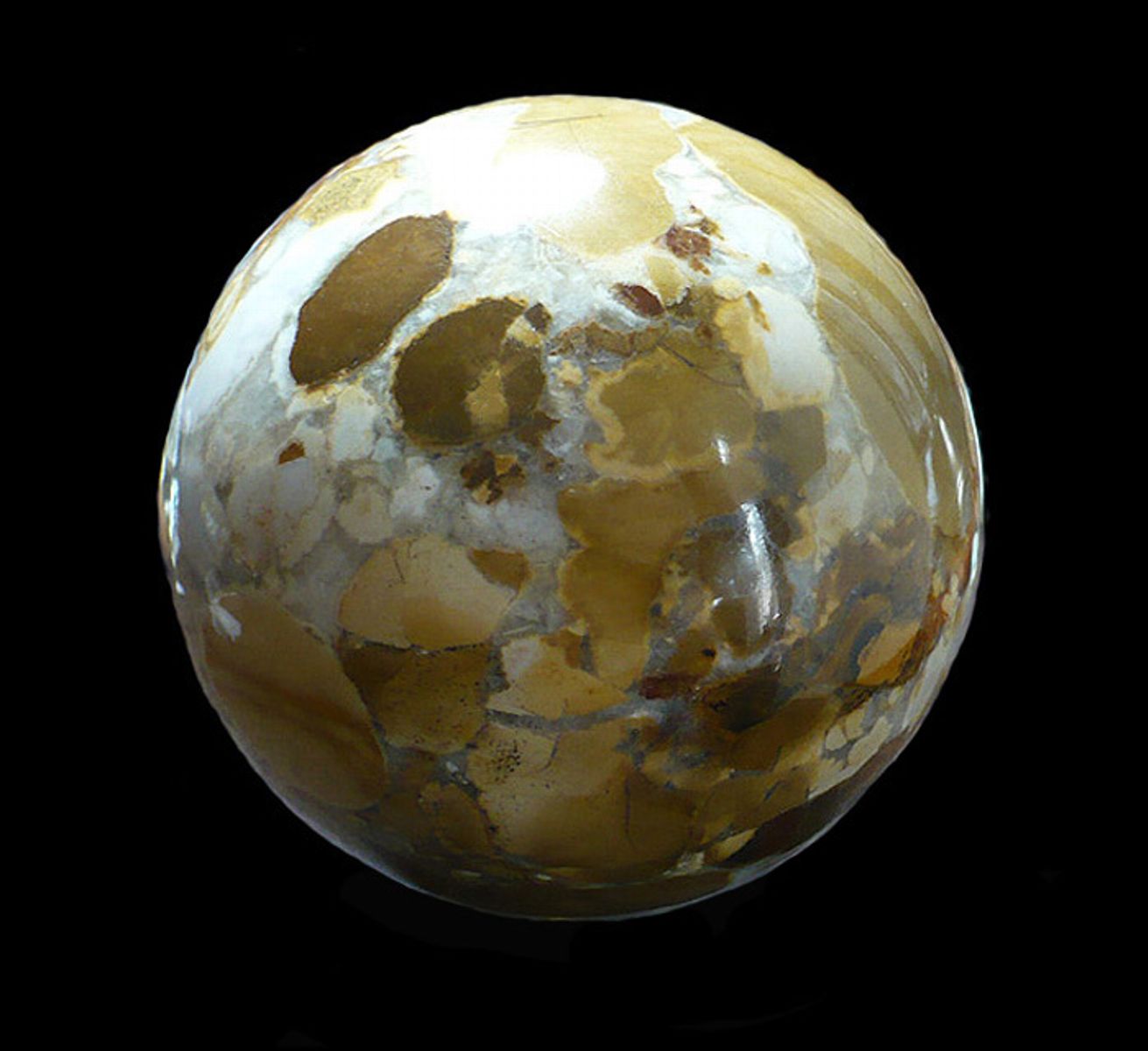 Orbicular Jasper India Sphere